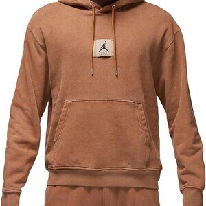 Nike Jordan Flight Fleece Men's Washed Pullover Hoodie Taxi